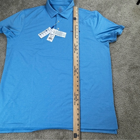 Southern Tide Mens XXL Blue Callawassie Island Brrr Polo Shirt Quick Dry Stretch - Picture 6 of 10